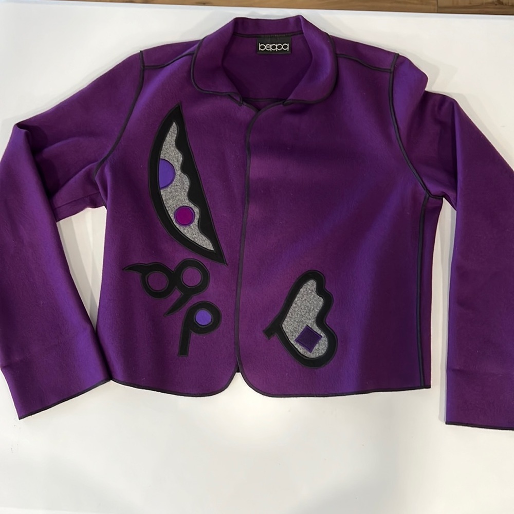 Beppa- XS, wool bolero, cropped‎ jacket